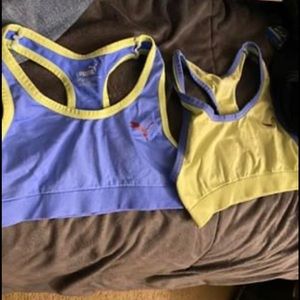 Girls Puma sports bras